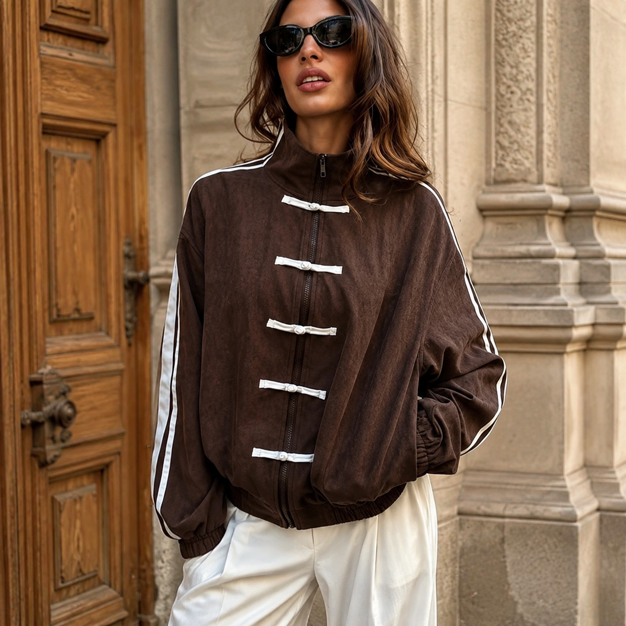 Lian Oversized Track Jacket