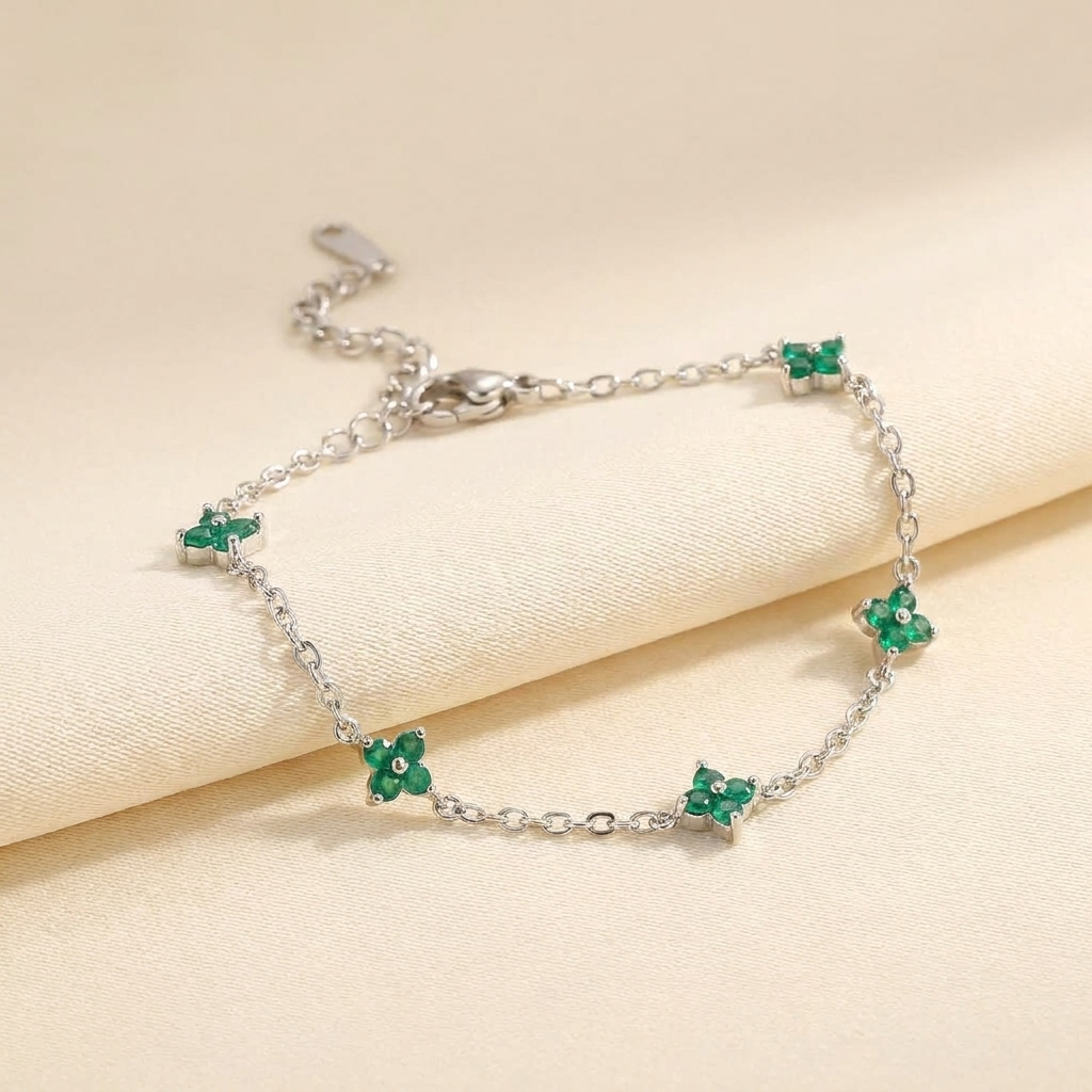SEVILLA Gemstone Bracelet — three-quarter angle view