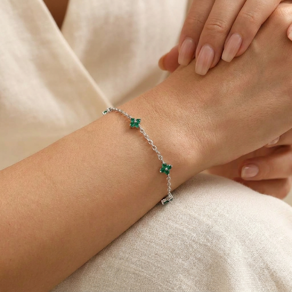 SEVILLA Gemstone Bracelet worn on the wrist